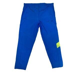 Puma Vintage Track Windbreaker Pants Blue Size M Medium Side zippers